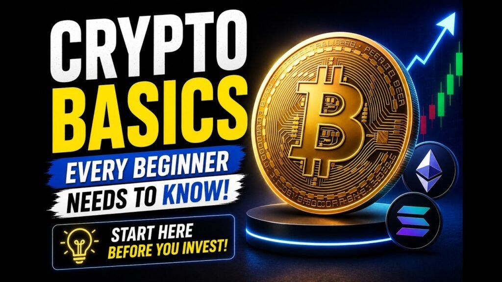 Crypto Basics Explained 🚀  Everything Beginners Need to Know in 2026