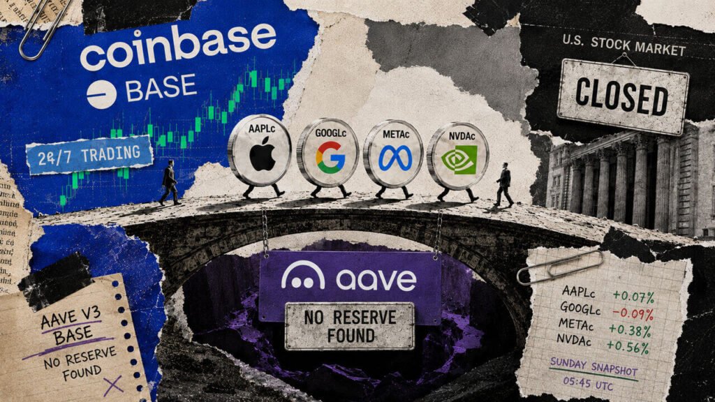Coinbase stock tokens hold near Friday prices