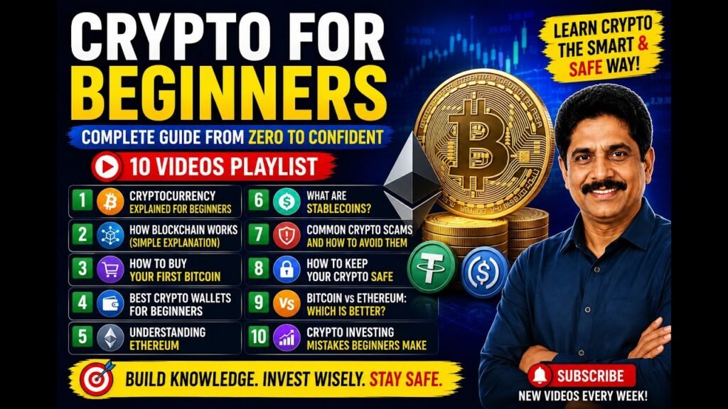 Crypto 101 for Beginners 2026: What Is Cryptocurrency and How to Invest Safely