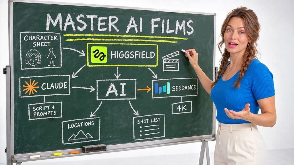 Higgsfield's 4 Hour AI Filmmaking Course in 10 Minutes