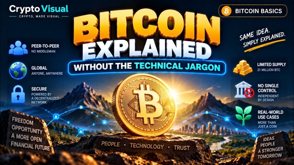 Bitcoin Basics: Bitcoin Explained Without the Technical Jargon | CryptoVisual