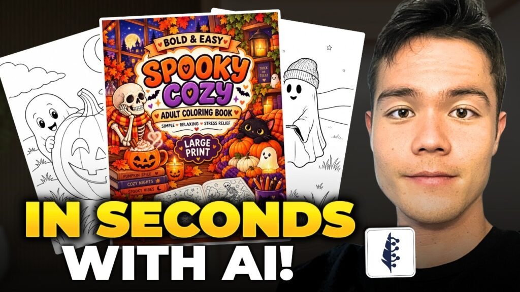 How to Create & Sell Coloring Books on Amazon Using AI (Full Tutorial)